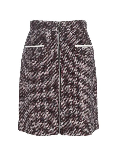 Maje Jiberty tweed mini skirt Black NAPPUGBCL549791W