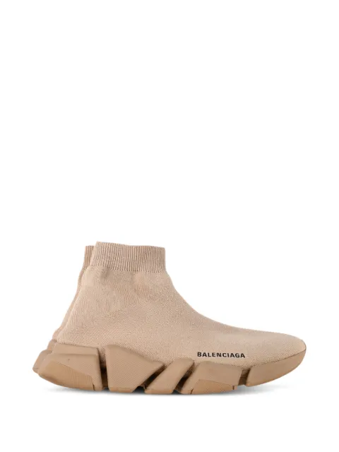 Balenciaga Pre-Owned Speed 2.0 knitted-sock logo-detail sneakers Neutrals BAPUGBSH629622W