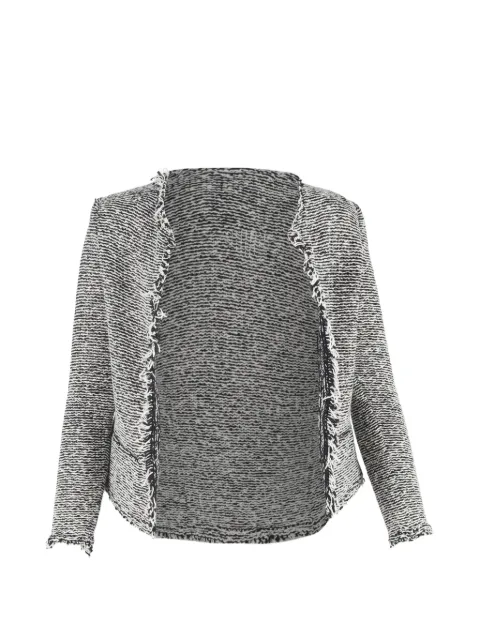 IRO tweed open jacket Black NAPPUGBCL613503W