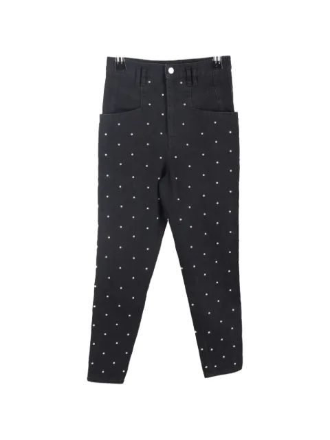 Isabel Marant Vintage stud-embellished jeans Black NAPPUGBCL554342W
