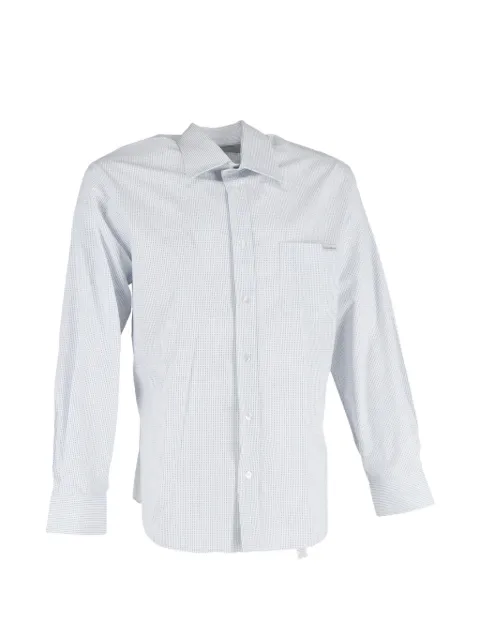 Dolce & Gabbana Pre-Owned patterned long-sleeve shirt White MRPPUGBCL513882M