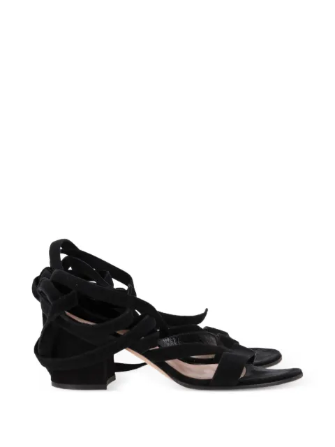 Gianvito Rossi wrap-around ankle-tie sandals Black NAPPUGBSH500293W
