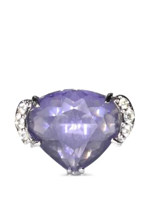 Swarovski Vintage crystal-embellished ring Silver NAPPUGBJE523843W
