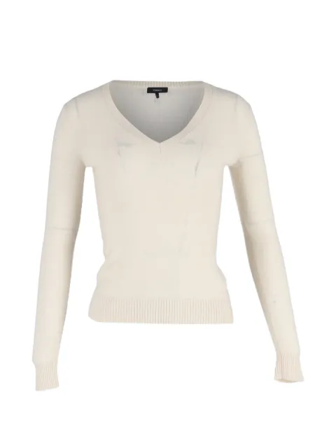 Theory V-neck sweater Neutrals NAPPUGBCL606666W