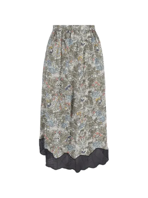 Zadig&Voltaire floral-print lace skirt Neutrals NAPPUGBCL562494W