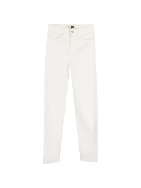Giambattista Valli Vintage x 7 For All Mankind high-waist cotton trousers White NAPPUGBCL579447W