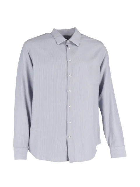 Giorgio Armani Pre-Owned long-sleeve shirt Grey MRPPUGBCL514305M