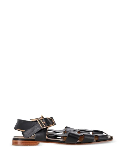 Gabriela Hearst leather buckle sandals Black NAPPUGBSH527474W