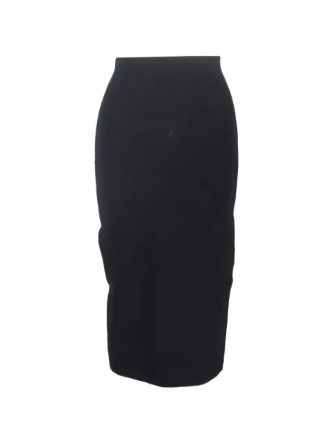 Victoria Beckham slit midi skirt Black TONPUGBCL556414W
