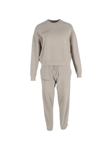 Pangaia print-detail tracksuit Neutrals NAPPUGBCL574154W
