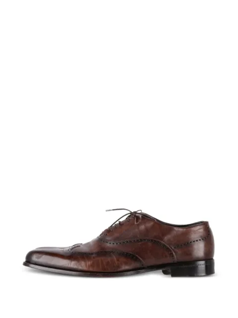Ermenegildo Zegna Vintage wingtip leather oxford shoes Brown NAPPUGBSH629242M