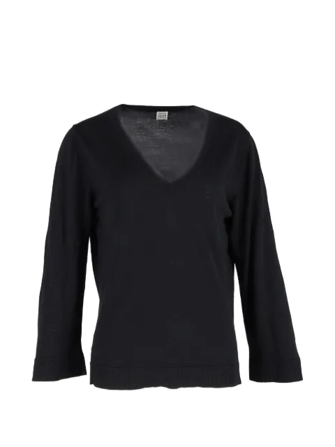 TOTEME V-neck sweater Black NAPPUGBCL509811W