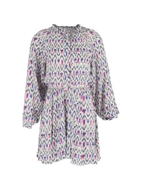 Isabel Marant Vintage 2021 printed mini dress White NAPPUGBCL611067W
