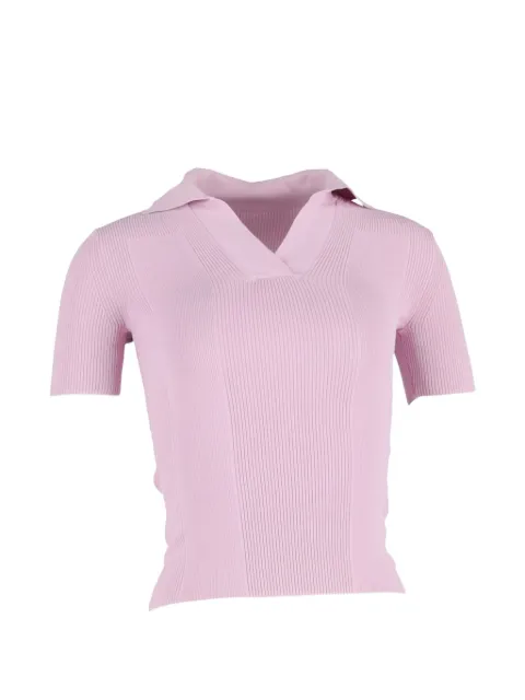 Jacquemus Pre-Owned open-back T-shirt Pink NAPPUGBCL504153W