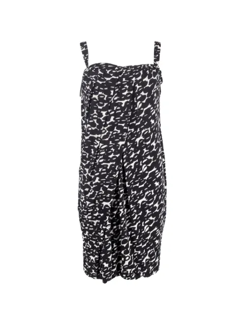 Max Mara printed sleeveless mini dress Black HNPUGBCL559830W