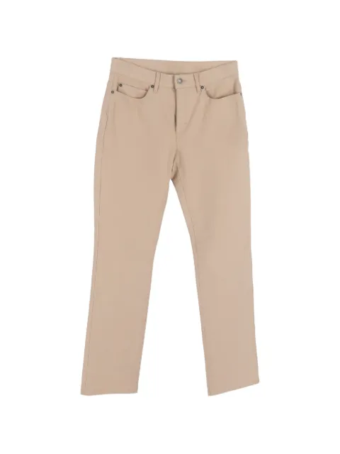 Escada Pre-Owned belt-loops trousers Neutrals NAPPUGBCL509656W