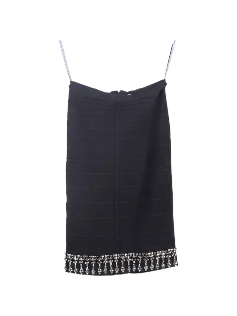 Hervé Léger bead-embellished skirt Black TONPUGBCL550319W