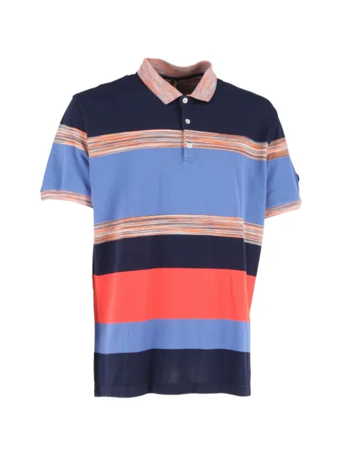 Missoni Pre-Owned striped short-sleeve polo shirt Blue MRPPUGBCL514229M