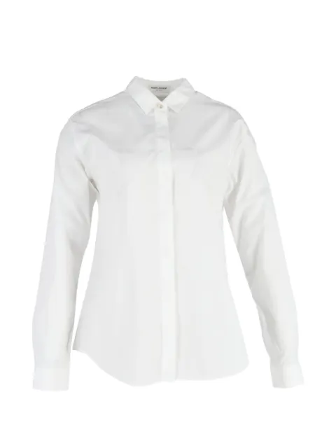 Saint Laurent Pre-Owned cotton shirt White NAPPUGBCL516691W