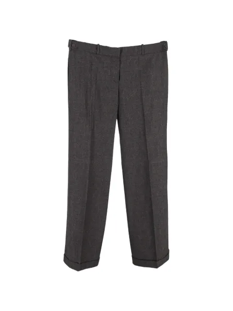 Chloé Vintage straight-leg wool trousers Grey NAPPUGBCL507017W