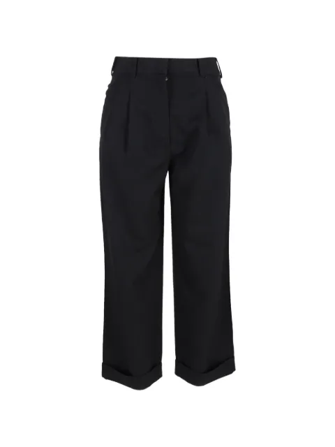 Stella McCartney Pre-Owned pleated wool trousers Black NAPPUGBCL487870W