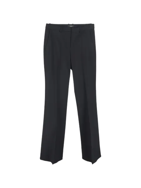 Theory wide-leg wool trousers Black NAPPUGBCL463864W