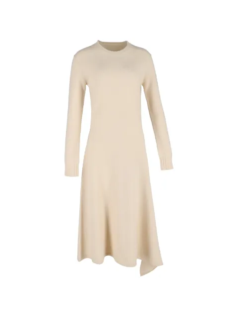Jil Sander Pre-Owned long-sleeve midi dress Neutrals NAPPUGBCL464690W