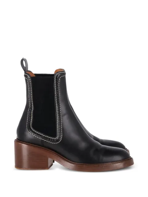 Chloé Vintage Mallo stitching chelsea boots Black NAPPUGBSH463270W