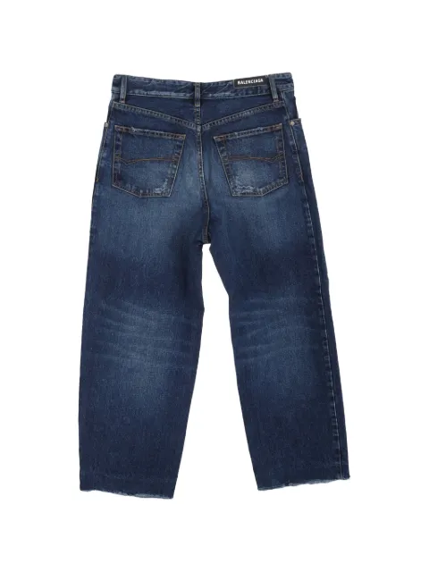 Balenciaga Pre-Owned high-rise wide-leg jeans Blue NAPPUGBCL464694W