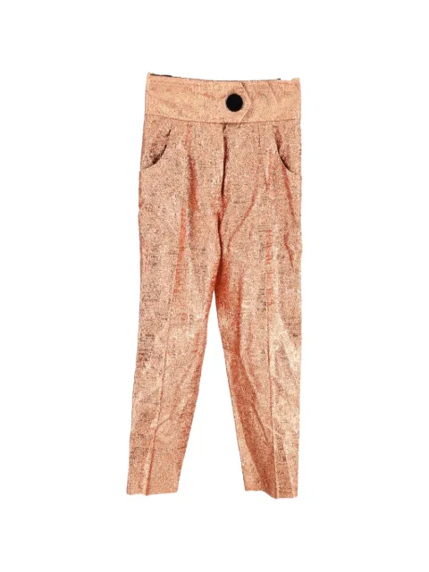 Petar Petrov high-waist trousers Orange NAPPUGBCL469990W