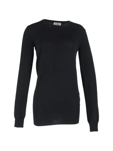 Jil Sander Pre-Owned crew-neck top Black NAPPUGBCL463293W