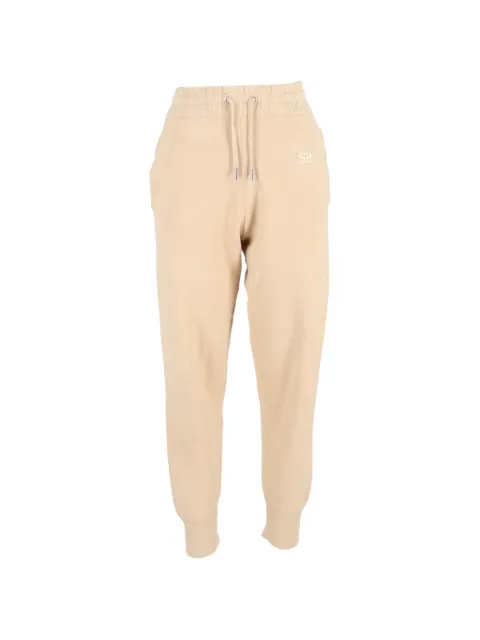 SANDRO logo-embroidered track pants Neutrals NAPPUGBCL466349W