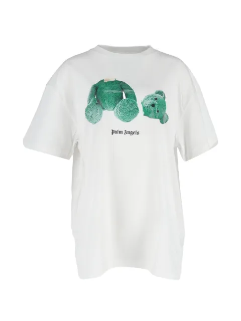 Palm Angels print short-sleeve T-shirt White NAPPUGBCL464038W