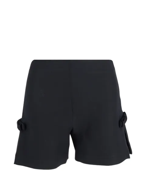 Fendi Pre-Owned bow detail wool shorts Black NAPPUGBCL472263W