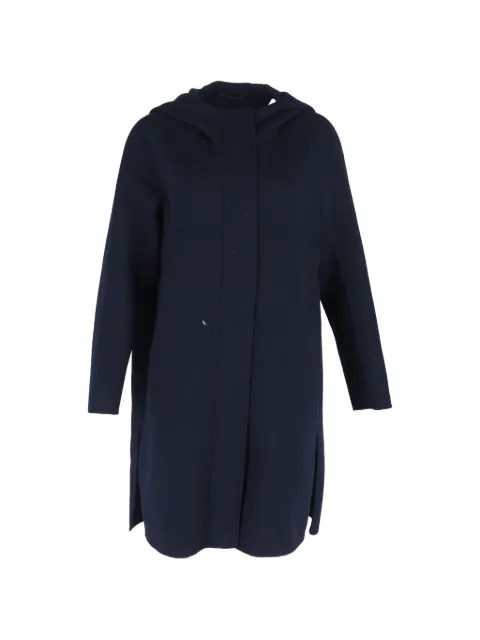 Max Mara hooded coat Blue NAPPUGBCL465200W