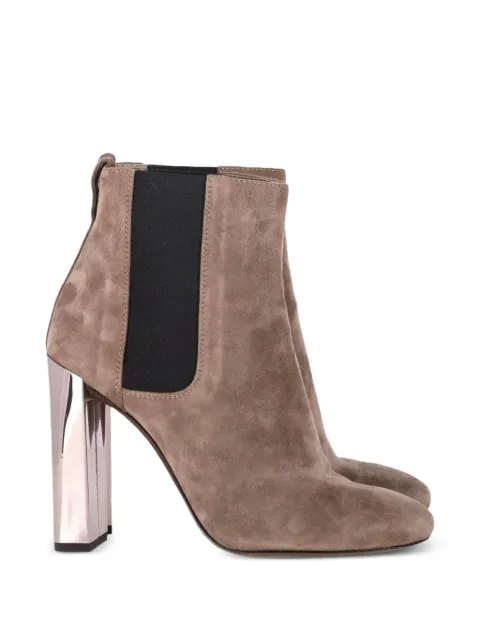 Fendi Pre-Owned high-heeled Chelsea boots Brown NAPPUGBSH463770W