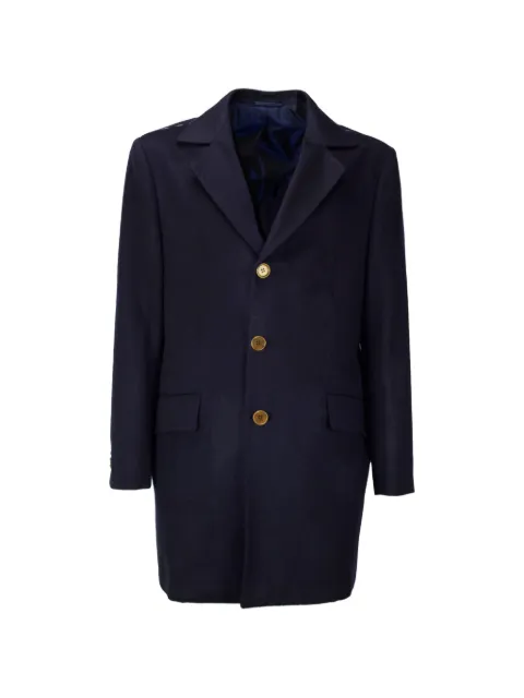 Kiton single-breasted coat Blue UGO411K011401600N
