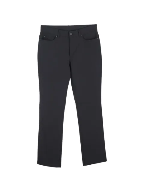 Escada Pre-Owned straight-leg trousers Black NAPPUGBCL587889W