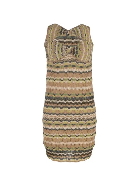 M Missoni Vintage Cutout mini dress Neutrals TONPUGBCL556584W