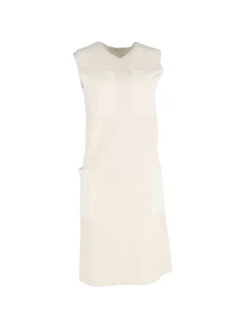 Celine Pre-Owned four-pocket sleeveless midi dress Neutrals NAPPUGBCL528516W
