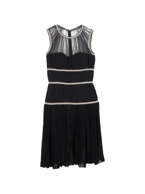 Alexander McQueen Pre-Owned A-line sleeveless dress Black NAPPUGBCL527870W