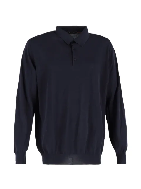 Loro Piana Pre-Owned long-sleeve polo shirt Blue MRPPUGBCL513864M