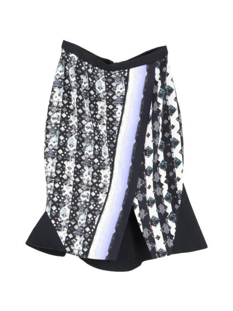 Peter Pilotto Trumpet printed mini skirt Black NAPPUGBCL507007W