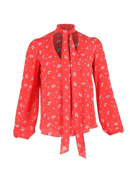 Rixo printed blouse Red NAPPUGBCL493325W