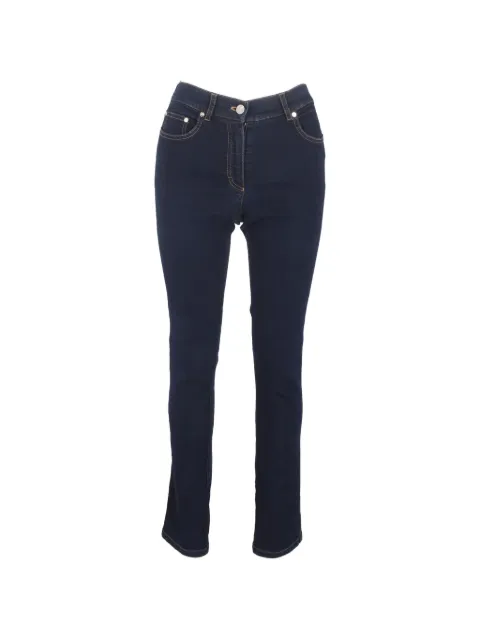 Escada Pre-Owned high-rise slim-fit jeans Blue NAPPUGBCL465248W