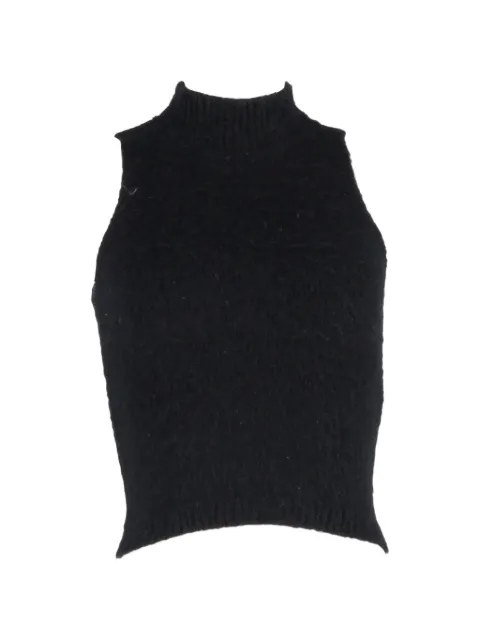 Versace Pre-Owned high-neck sleeveless top Black NAPPUGBCL504151W