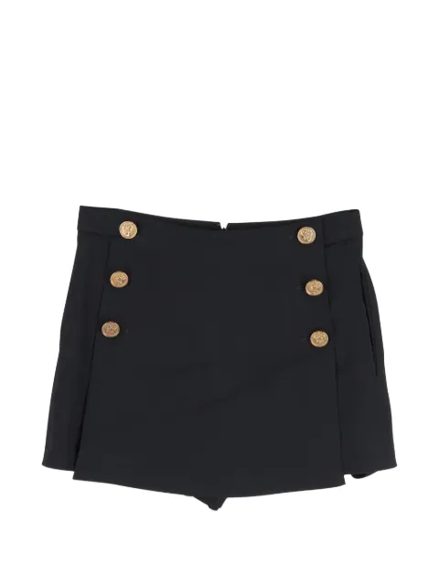 Red Valentino Vintage button-detail skorts Black NAPPUGBCL475358W