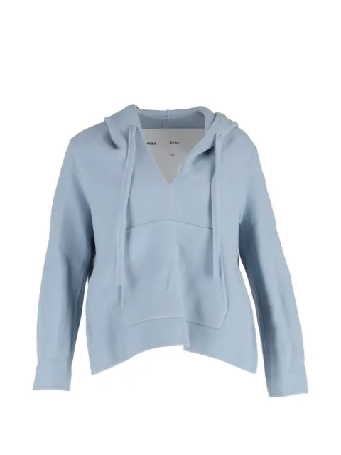 Proenza Schouler wool hoodie Blue NAPPUGBCL487507W