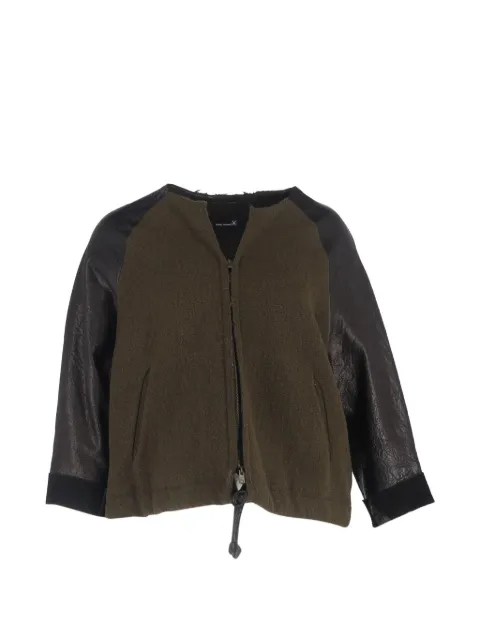Isabel Marant Vintage zipped leather jacket Green NAPPUGBCL464691W