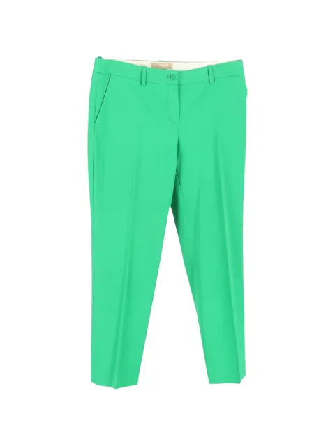Michael Kors Vintage straight-leg trousers Green NAPPUGBCL463863W